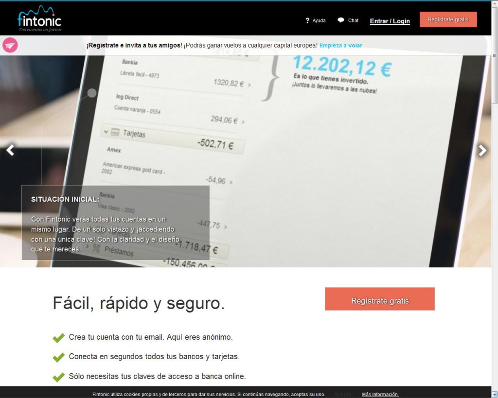 Aplicación Fintonic