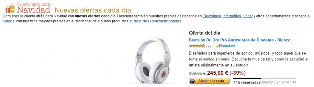 Oferta del Día Amazon España